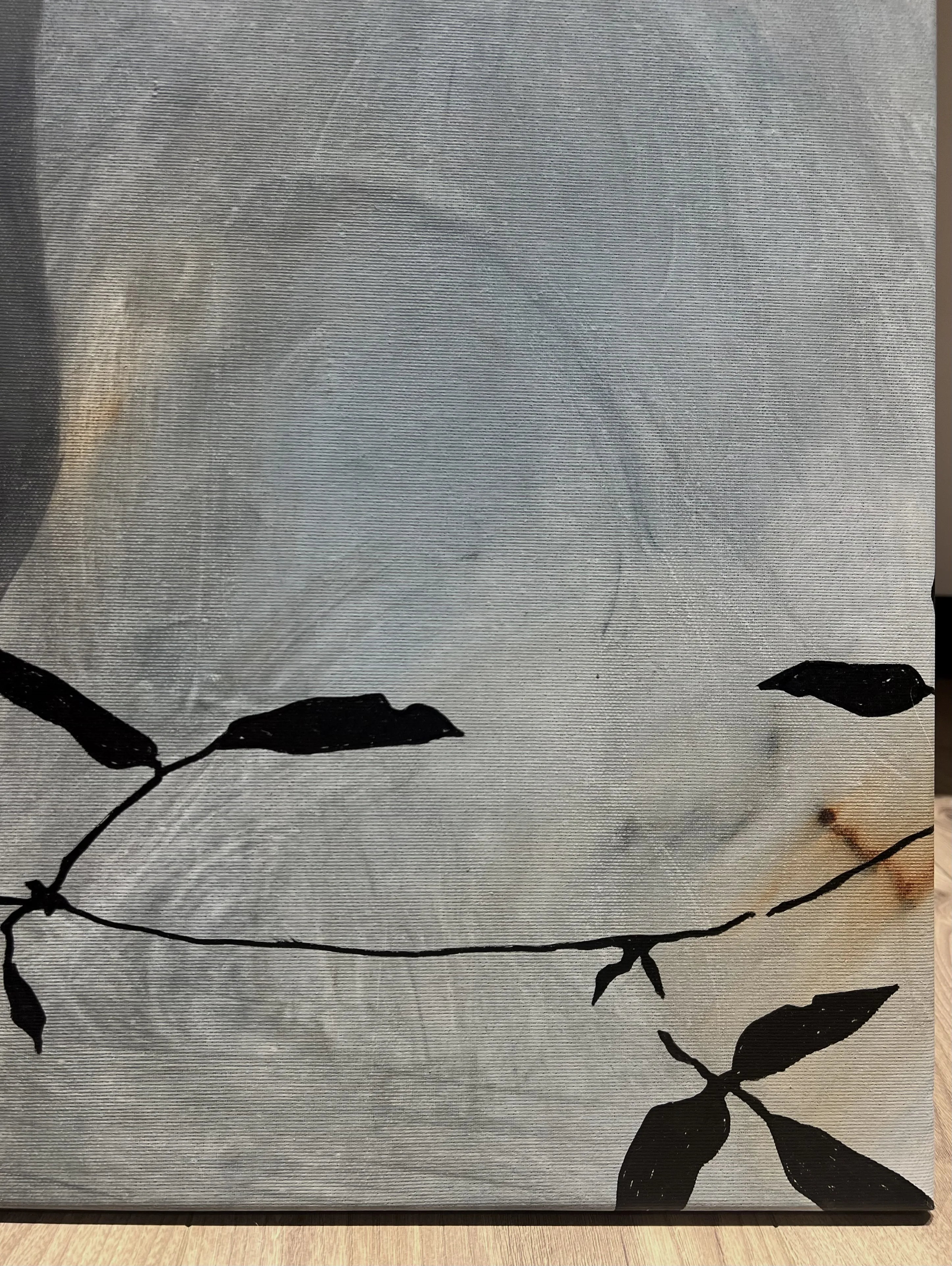 Image of “Emergence” by ANNA VERIKI, size: 120x55 cm, made of Oil on canvas, Painting medium, from Kyiv , priced at €1900 Photo 5 of 5.