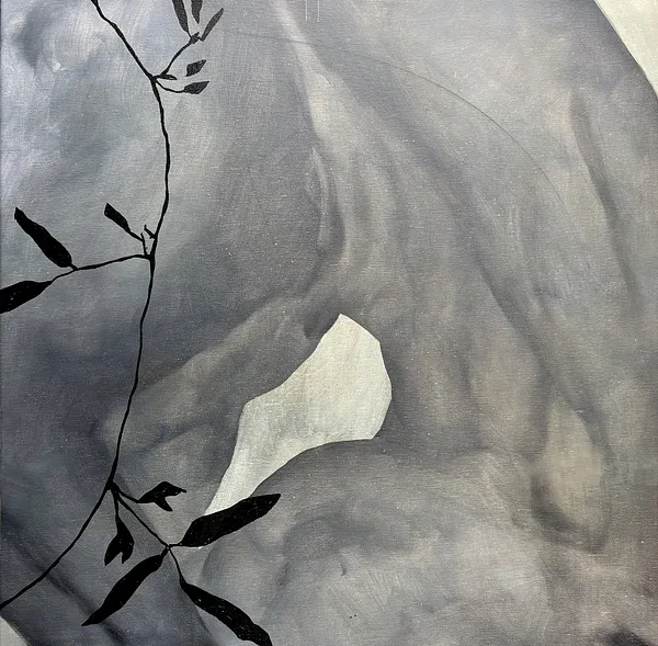 Image of “Emergence” by ANNA VERIKI, size: 120x55 cm, made of Oil on canvas, Painting medium, from Kyiv , priced at €1900 Photo 3 of 5.