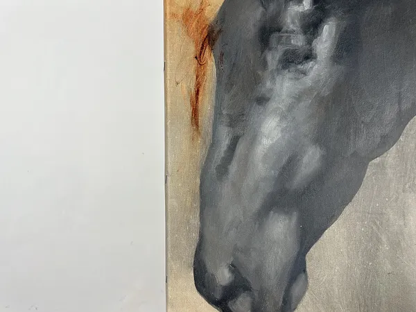 Image of “Sprout”  by ANNA VERIKI, size: 55x100 cm, made of Oil on canvas , Painting medium, from Kyiv, Ukraine , priced at €1500 Photo 4 of 4.