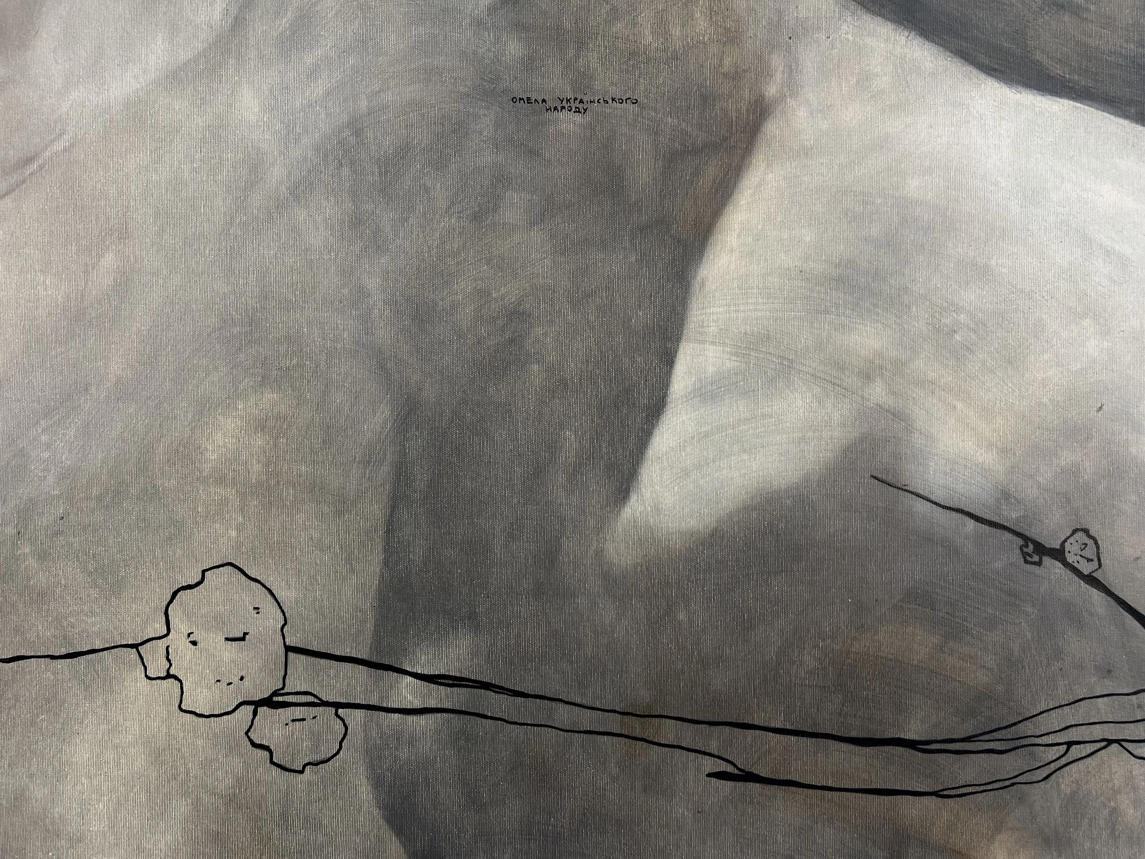 Image of “ Mistletoe” by ANNA VERIKI, size: 120x90 cm , made of Oil on canvas , Painting medium, from Kyiv , priced at €2500 Photo 6 of 7.