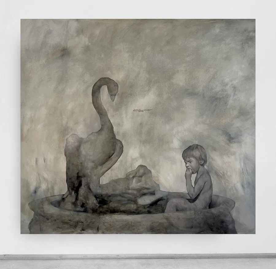 Image of “Girl with the Peach” by ANNA VERIKI, size: 175x205 cm, made of Oil on canvas , Painting medium, from Kyiv , priced at €4300