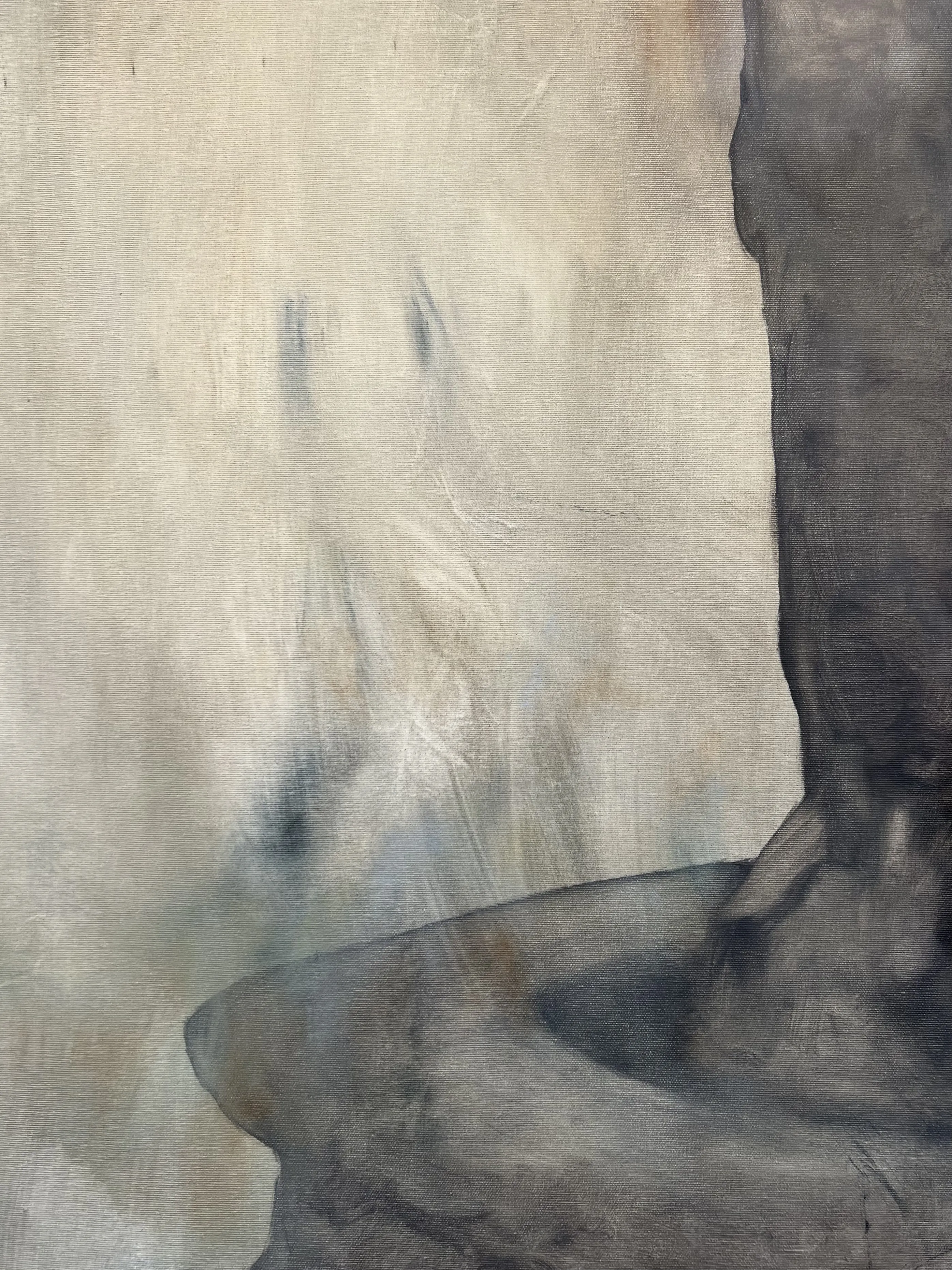 Image of “Girl with the Peach” by ANNA VERIKI, size: 175x205 cm, made of Oil on canvas , Painting medium, from Kyiv , priced at €4300 Photo 4 of 7.