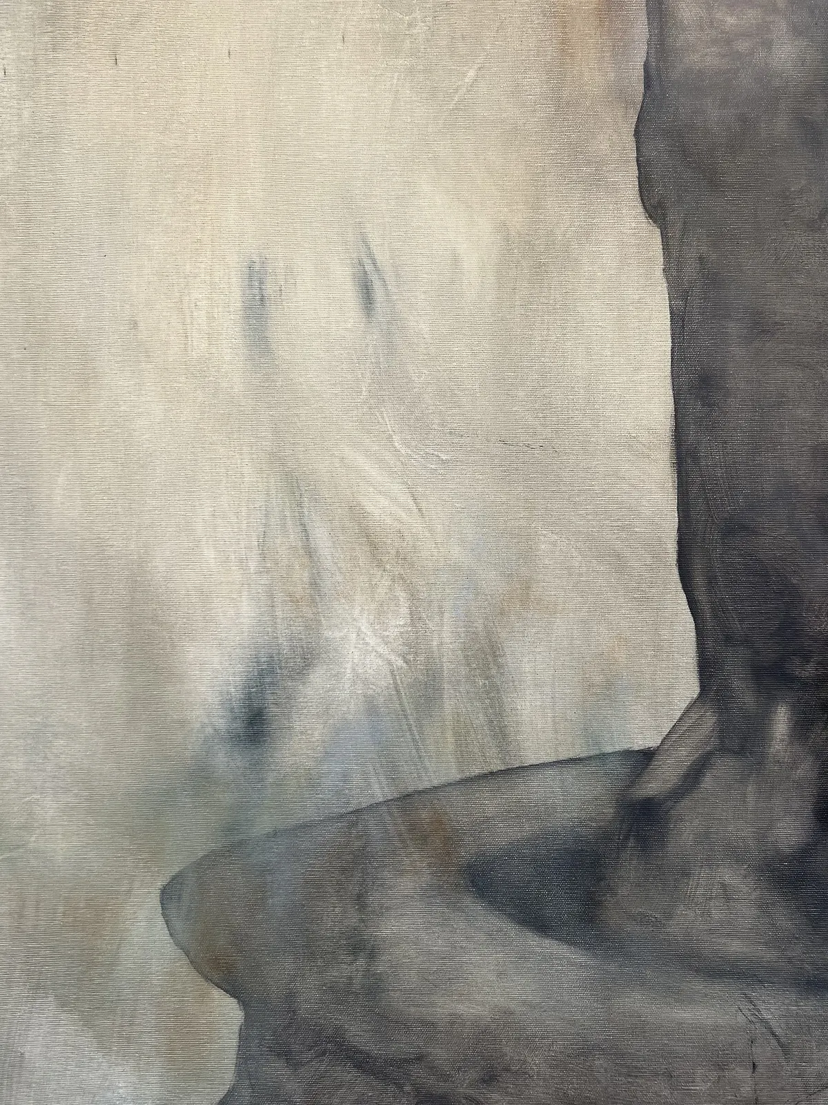 Image of “Girl with the Peach” by ANNA VERIKI, size: 175x205 cm, made of Oil on canvas , Painting medium, from Kyiv , priced at €4300 (≈ 223,900 грн) Photo 4 of 7.