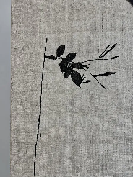 Image of “Black dog” by ANNA VERIKI, size: 100x65 cm , made of Oil on linen , Painting medium, from Kyiv , priced at €2100 Photo 5 of 6.