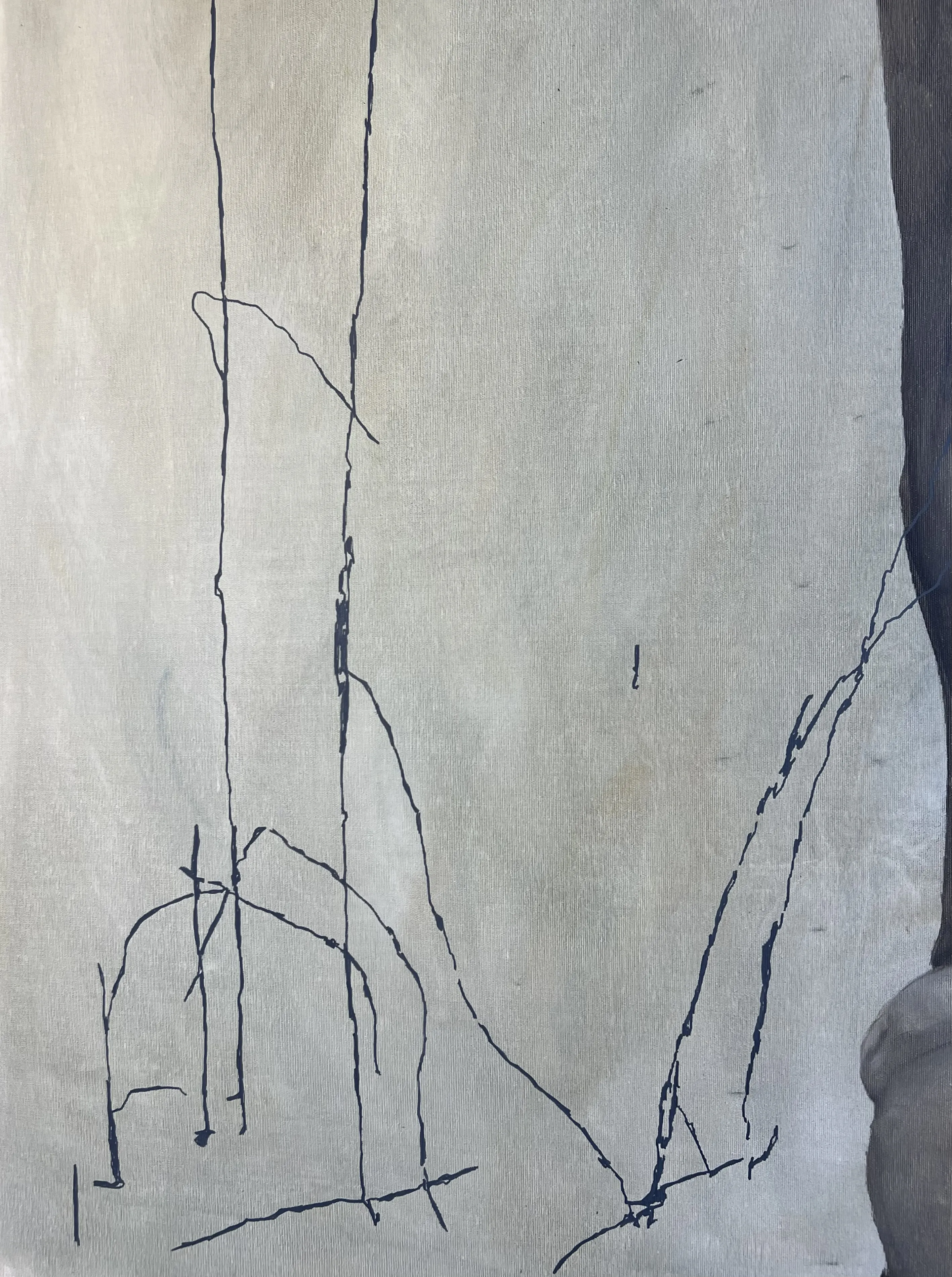 Image of “Tranquility” by ANNA VERIKI, size: 195x165 cm , made of Oil on canvas , Painting medium, from Kyiv, Ukraine , priced at €4500 Photo 6 of 8.