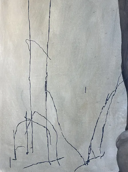 Image of “Tranquility” by ANNA VERIKI, size: 195x165 cm , made of Oil on canvas , Painting medium, from Kyiv, Ukraine , priced at €4500 Photo 6 of 8.