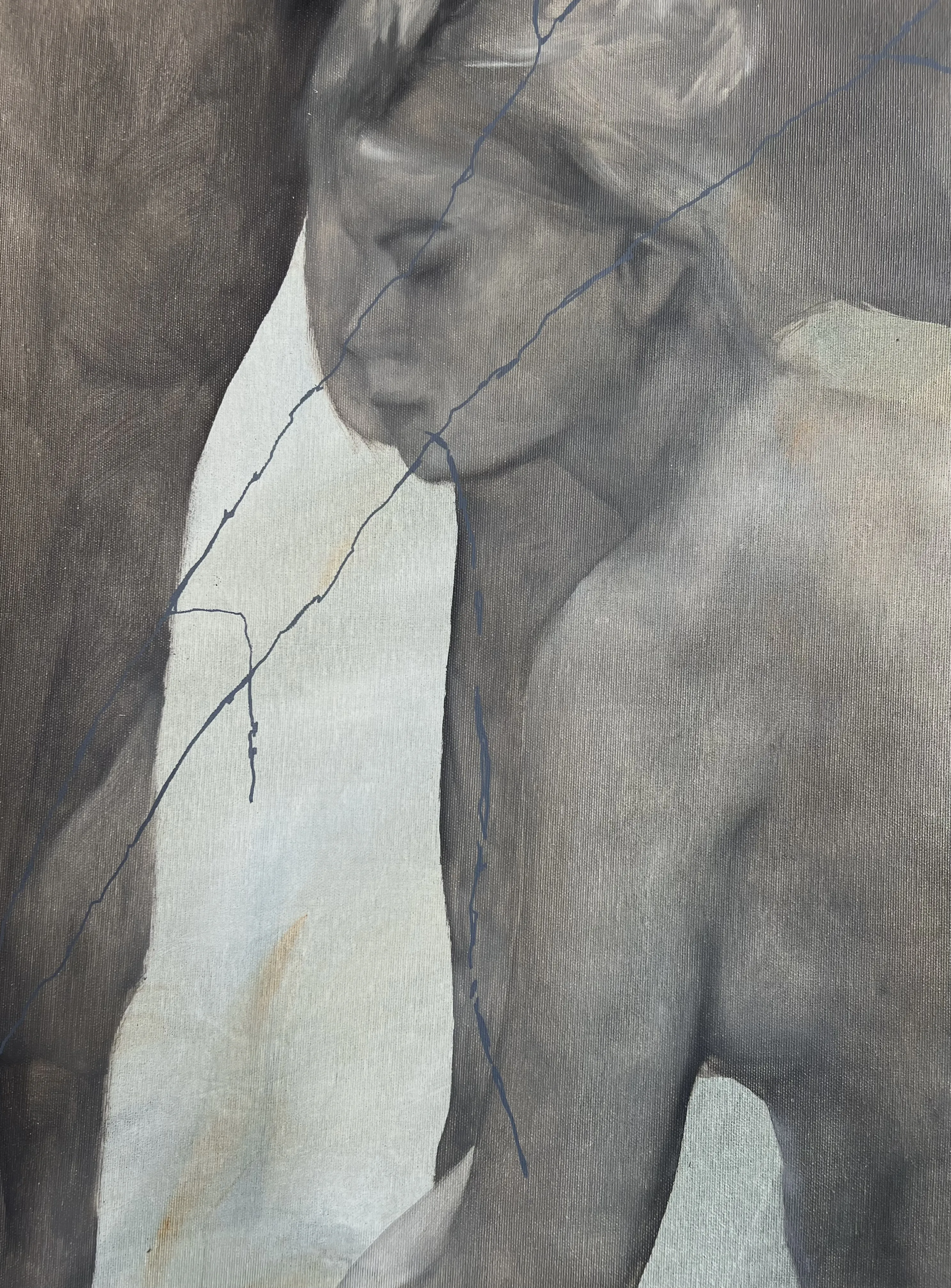Image of “Tranquility” by ANNA VERIKI, size: 195x165 cm , made of Oil on canvas , Painting medium, from Kyiv, Ukraine , priced at €4500 Photo 2 of 8.