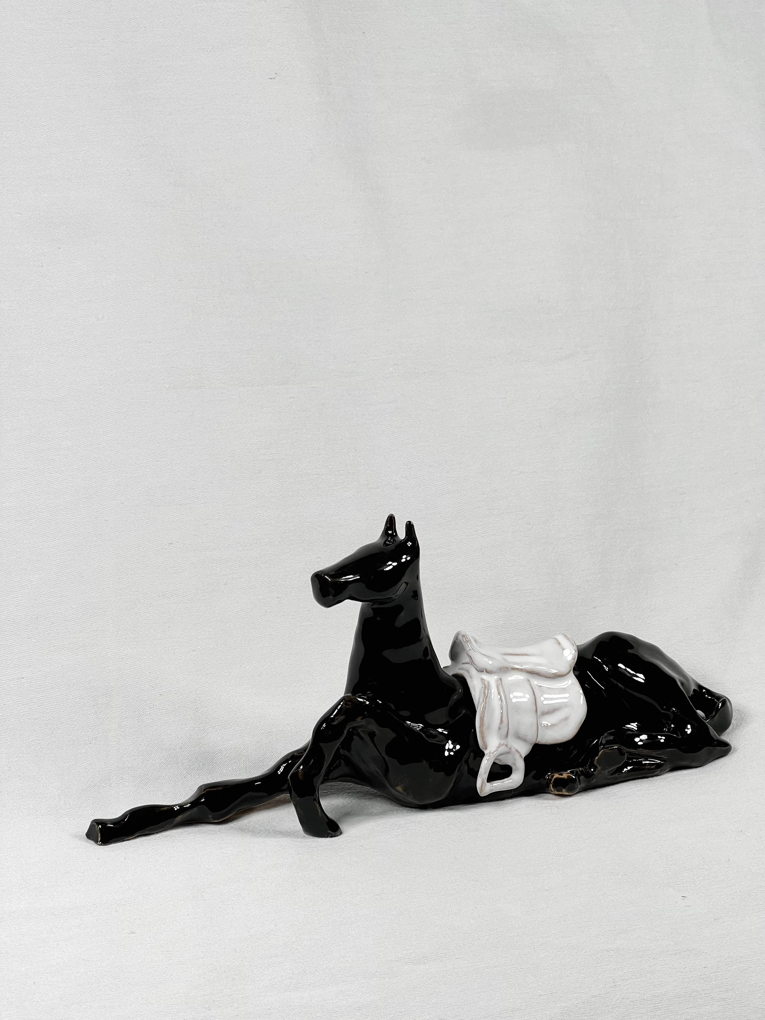Image of “Tamed/Untamed horse”  by ANNA VERIKI, size: 27x12x9 cm , made of Ceramic , Sculpture medium, from Kyiv, Ukraine, priced at €700 Photo 10 of 11.