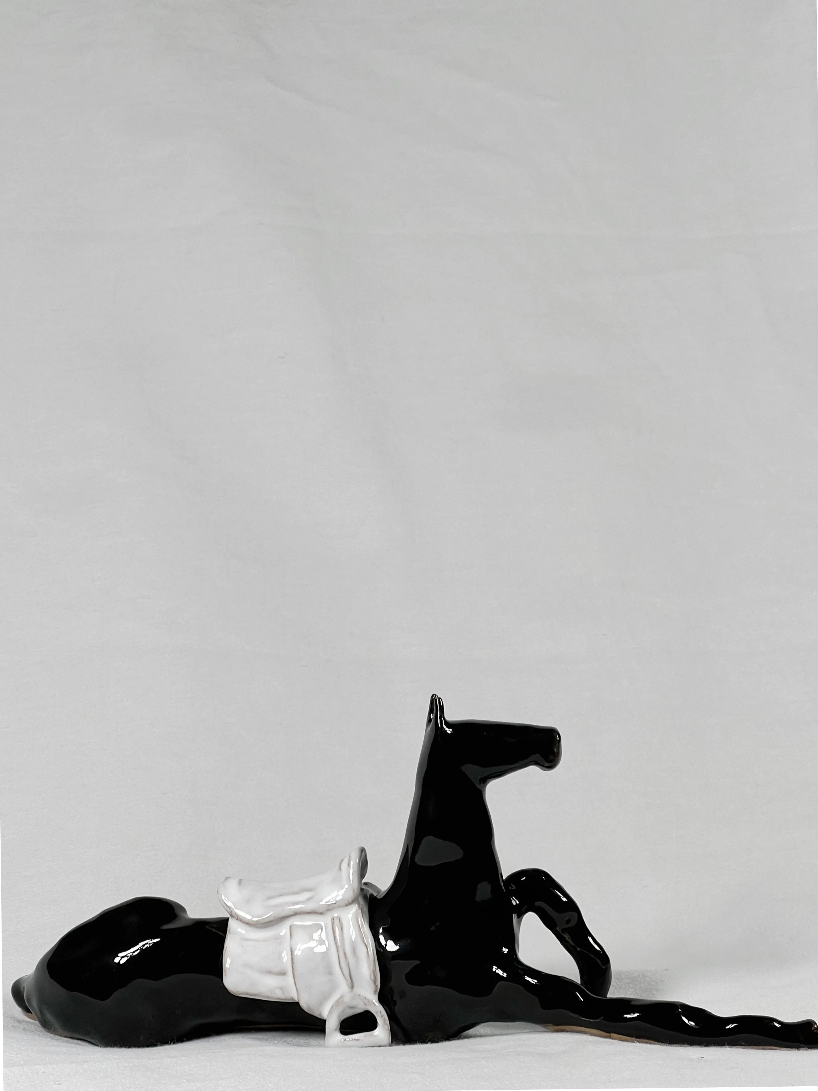 Image of “Tamed/Untamed horse”  by ANNA VERIKI, size: 27x12x9 cm , made of Ceramic , Sculpture medium, from Kyiv, Ukraine, priced at €700 Photo 3 of 11.