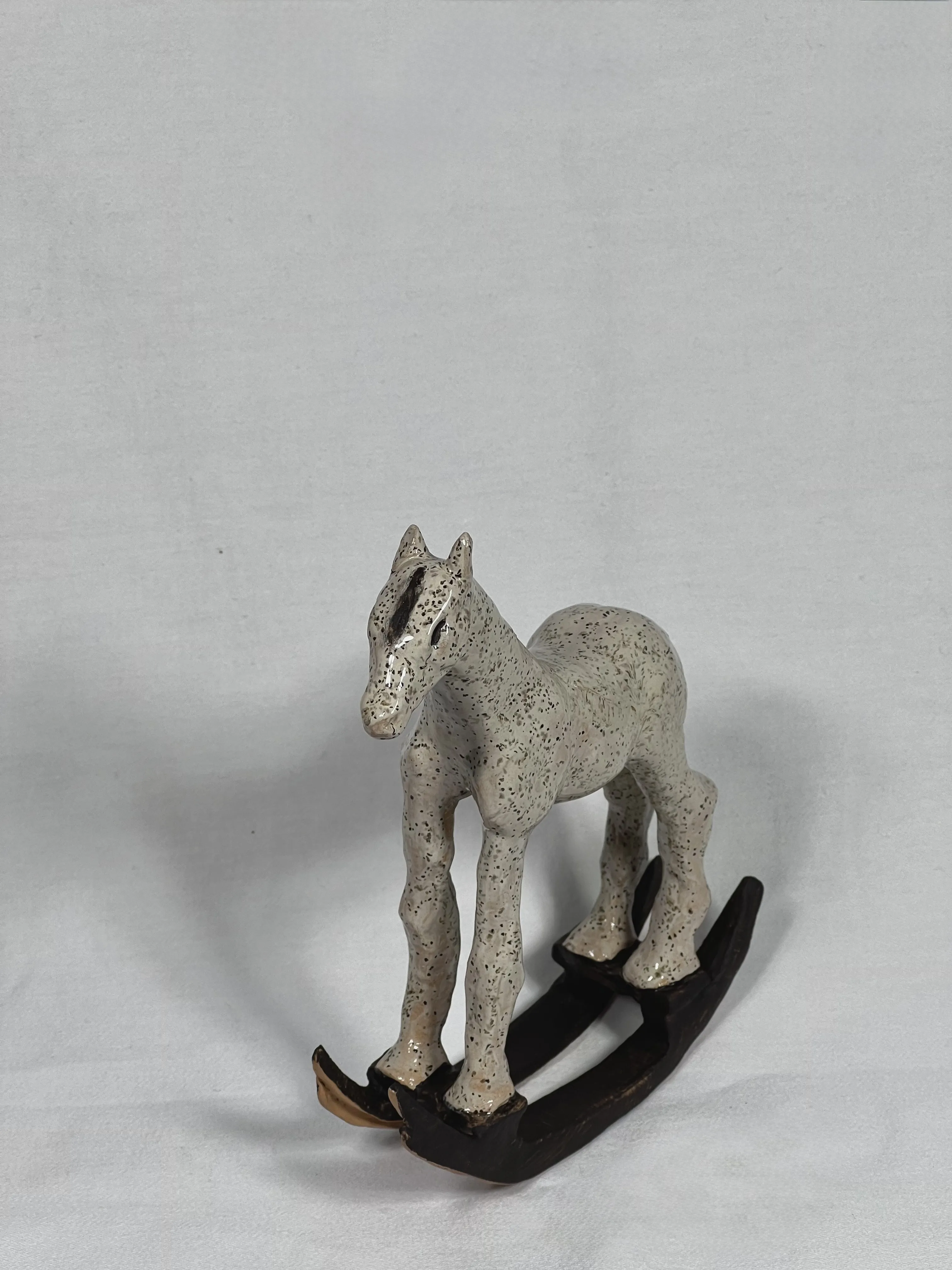 Image of “Poppy Grasshopper” by ANNA VERIKI, size: 13x5 cm, made of Ceramic , Sculpture medium, from Kyiv , priced at €500 Photo 5 of 8.