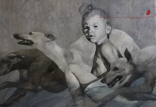 Зображення "Untitled" від АННА ВЕРІКІ, розмір: 100x250 cm, медіум: Малюнок, серія: Серія 1, ціна: €4000 Фото 3 з 8.