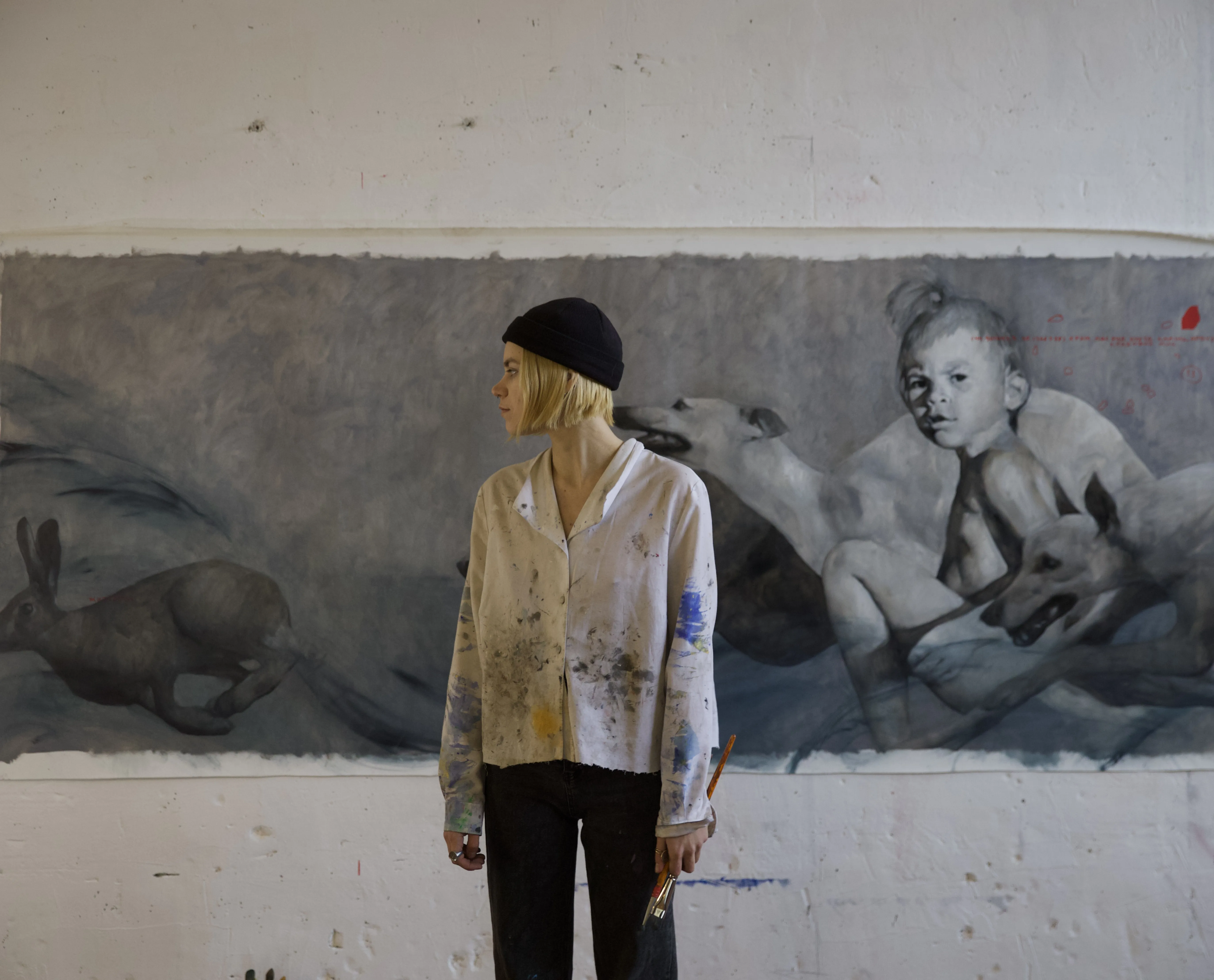 Зображення "Untitled" від АННА ВЕРІКІ, розмір: 100x250 cm, медіум: Малюнок, серія: Серія 1, ціна: €4000 Фото 5 з 8.