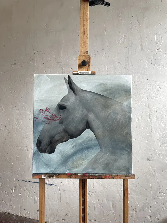 Зображення "Untitled" від АННА ВЕРІКІ, розмір: 55x55 cm , медіум: Малюнок, серія: Серія 1, ціна: €600