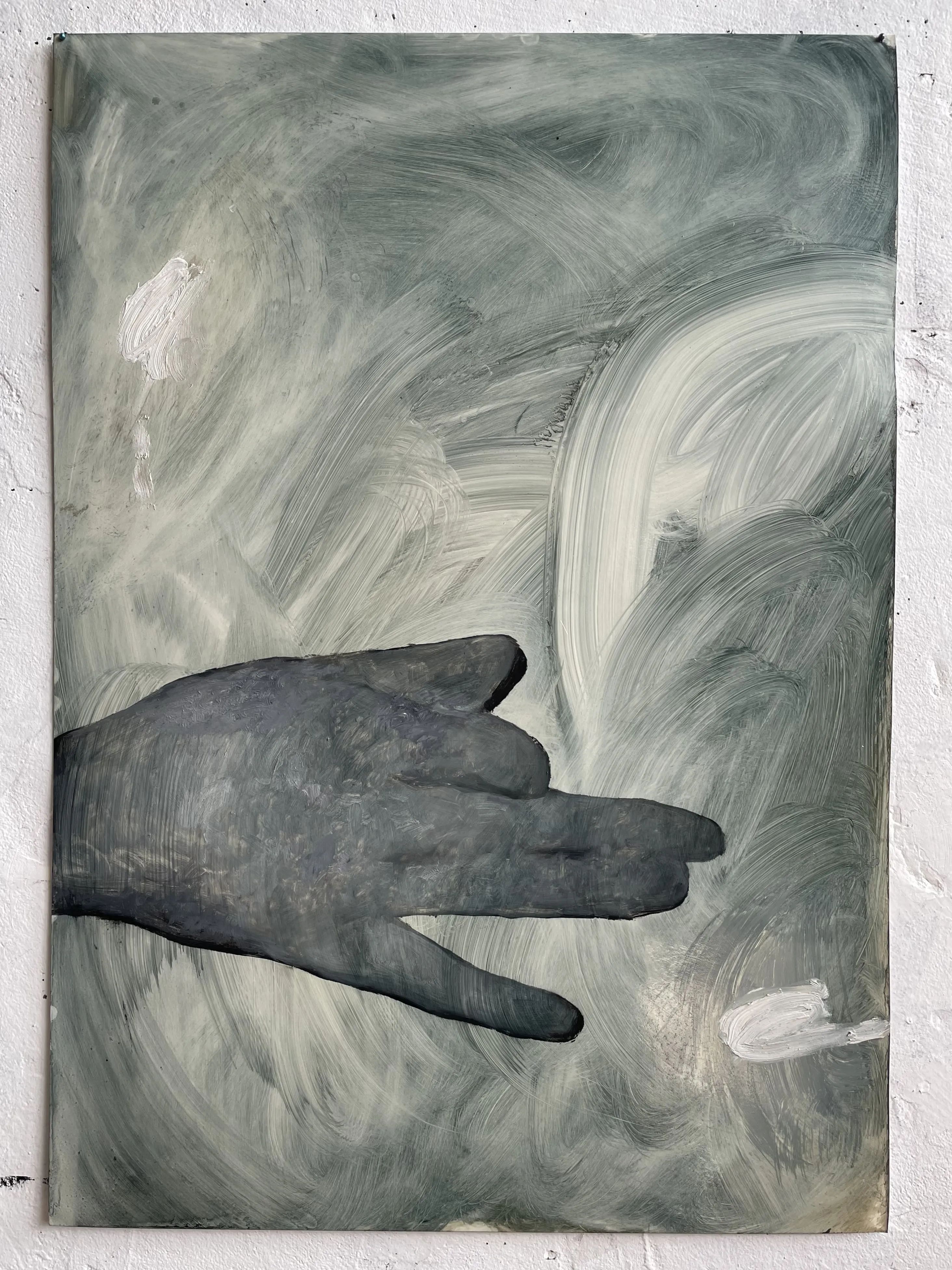 Image of Pes by ANNA VERIKI, size: 72x50 cm , made of Oil on paper , Painting medium, from Kyiv , priced at €400 Photo 1 of 5.