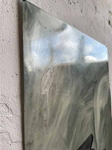 Image of Pes by ANNA VERIKI, size: 72x50 cm , made of Oil on paper , Painting medium, from Kyiv , priced at €400 Photo 3 of 5.