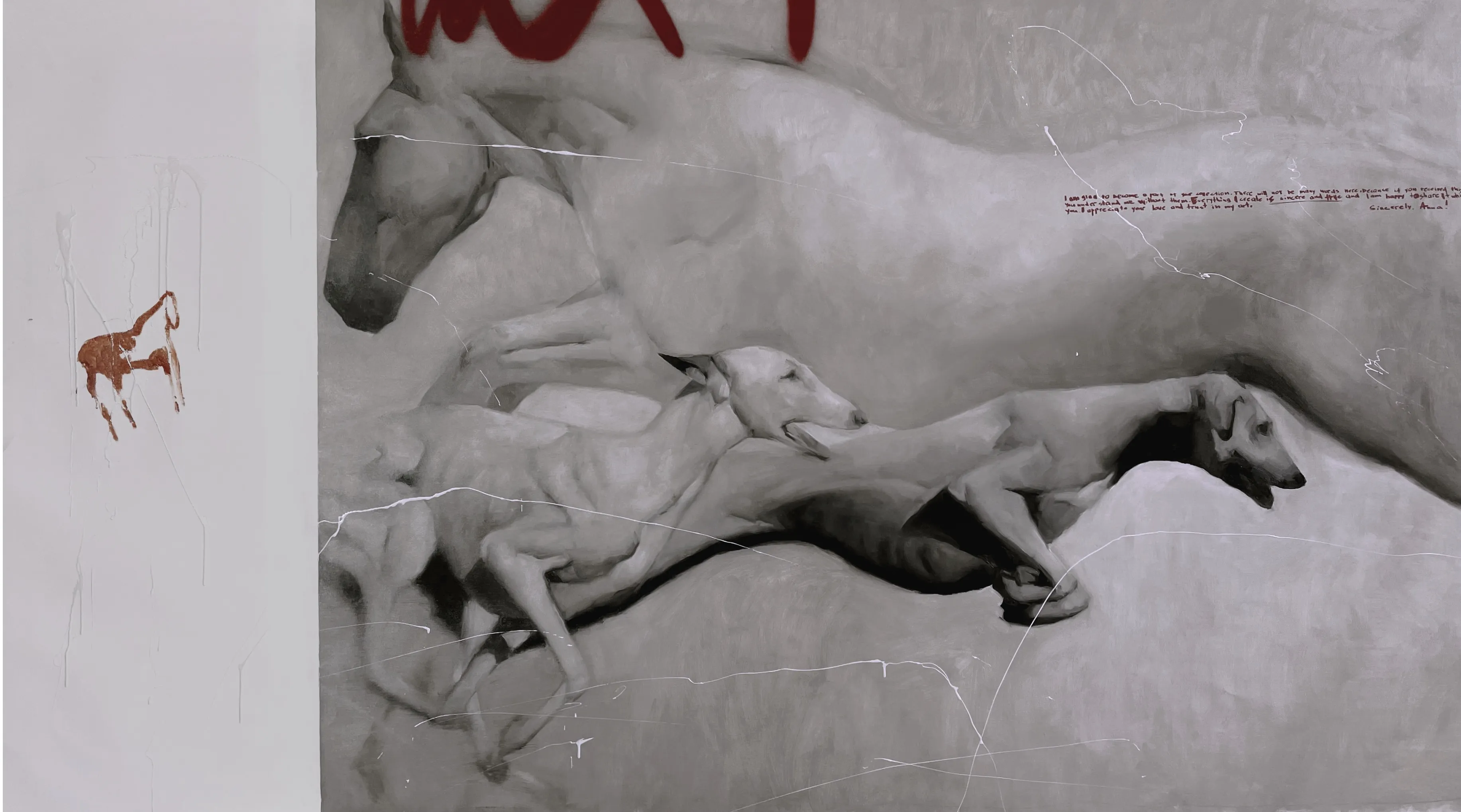 Зображення "Untitled" від АННА ВЕРІКІ, розмір: 205x115 cm , медіум: Малюнок, ціна: €2000