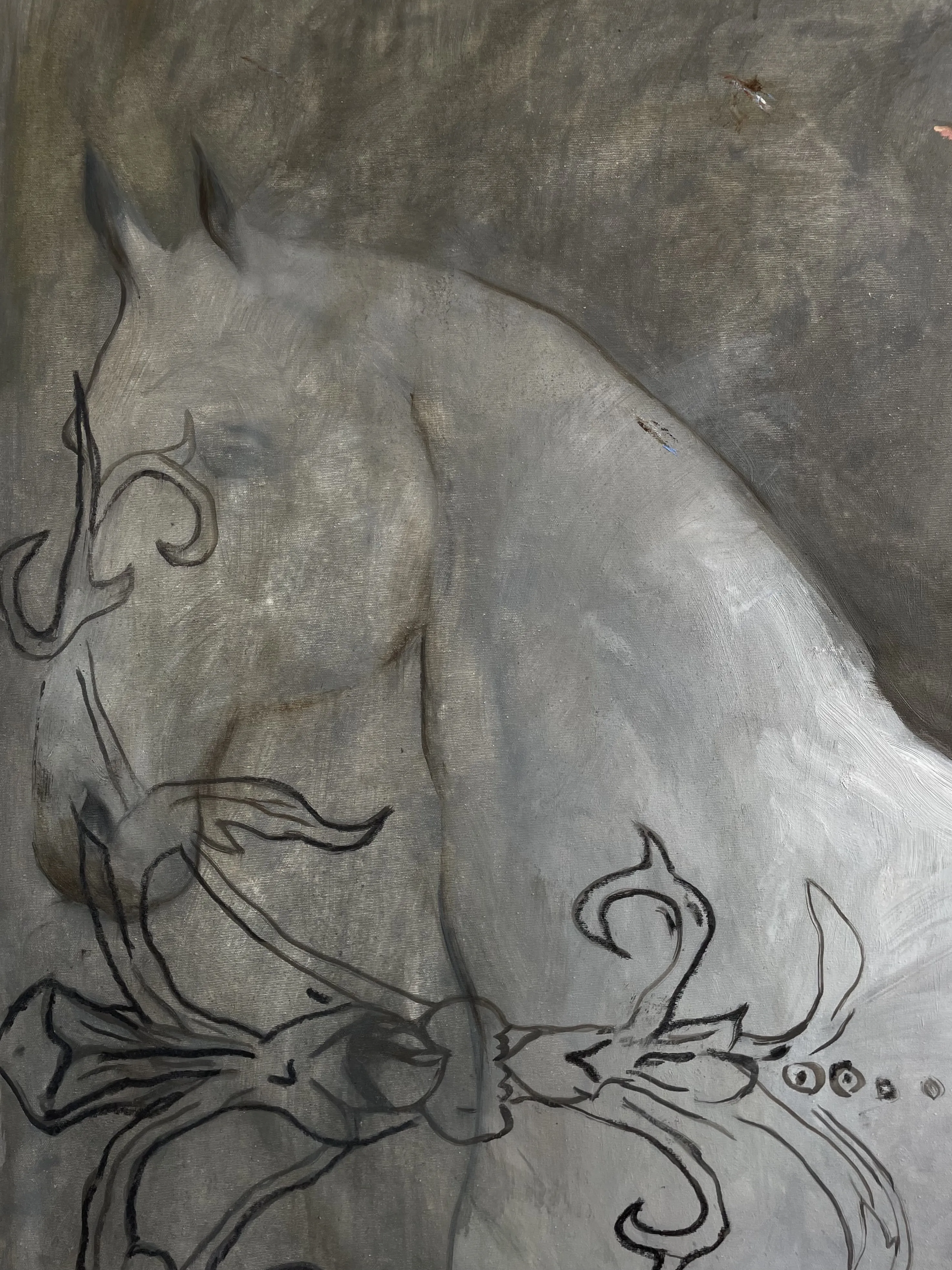 Зображення "Untitled" від АННА ВЕРІКІ, розмір: 175x200 cm, медіум: Малюнок, серія: Серія 1, ціна: €5000 Фото 3 з 4.
