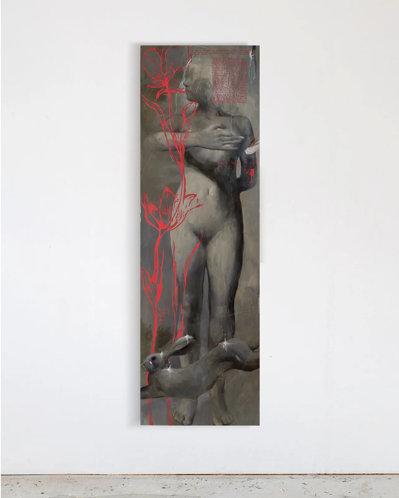 Image of Carefully fragile  by ANNA VERIKI, made of Oil on canvas , Painting medium, from Kyiv, Ukraine , part of the Series 1 series Photo 3 of 3.