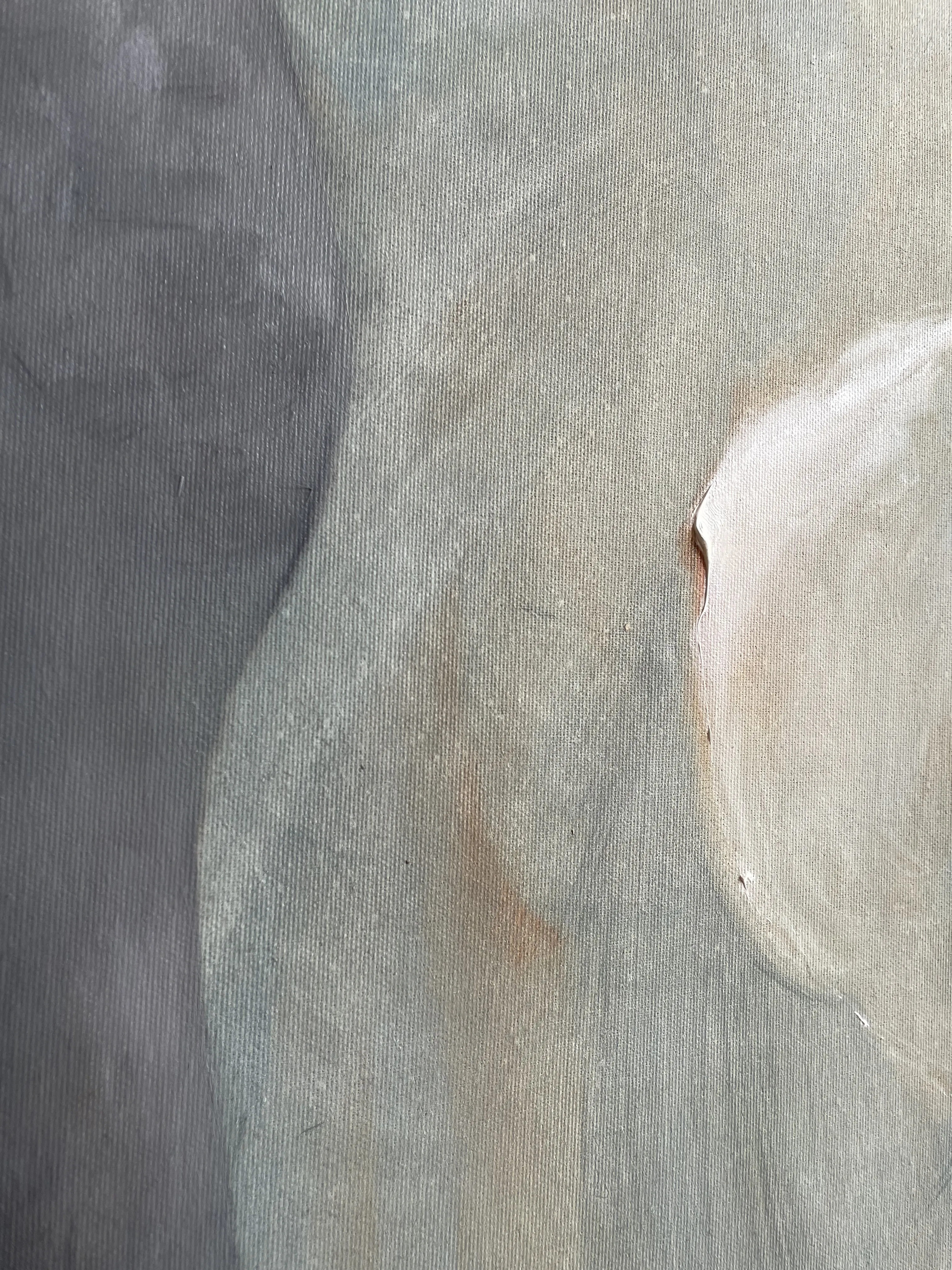 Image of “Inner Wild Animal Control Center” by ANNA VERIKI, size: 190x120 cm , made of Oil on canvas , Painting medium, from Kyiv, Ukraine , part of the Horses series Photo 7 of 8.