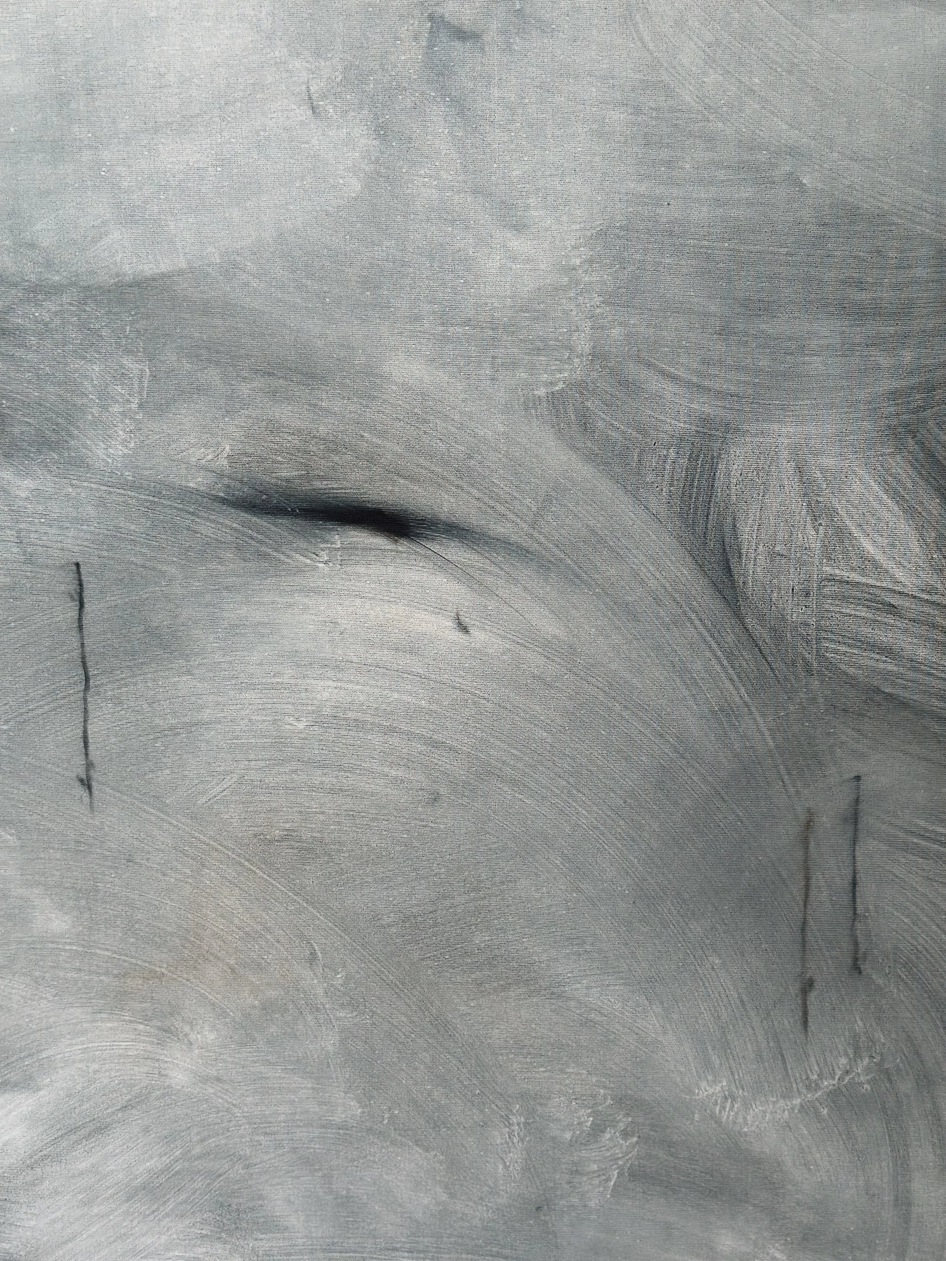 Image of “Field.” by ANNA VERIKI, size: 150x200 cm, made of Oil on canvas, Painting medium, part of the Series 1 series, priced at €2500 Photo 5 of 8.